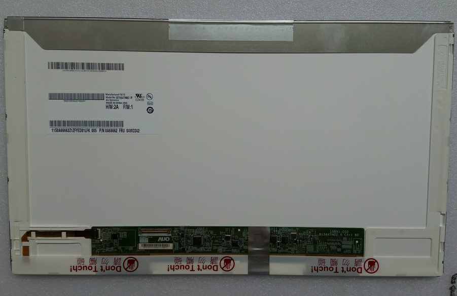 Original B156XTN02.0 AUO Screen 15.6" 1366×768 B156XTN02.0 Display