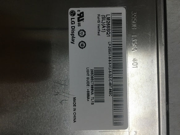 Original LM265SQ1-SLA1 LG Screen 26.5" 1920×1920 LM265SQ1-SLA1 Display